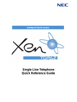 NEC Xen Topaz Quick Reference Manual