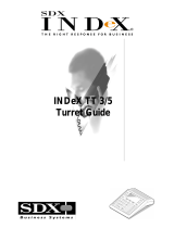 SDX Audio index TT 3 User manual