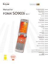 Foma SO903i User manual