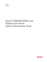 Xerox EC8036 / EC8056 Administration Guide