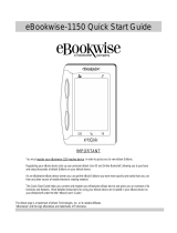 eBook eBookwise-1150 Quick start guide