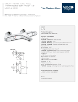 GROHE 34159003 Dimensions Guide