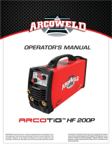 Arcoweld ArcoTig HF200P User manual