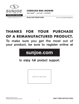 SNOWJOE 24V-CRLM15-RM User manual