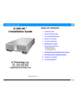 G-Technology 908112-01 Installation guide
