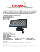 LEDLight LED WALL WASHER 65985 Operating instructions