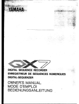 Yamaha QX-7 Owner's manual