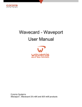 Coronis Wavenis Wavecard User manual