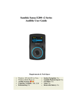 SanDisk Sansa E200 v2 series User manual