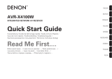 Denon AVR-X4100W Owner's manual