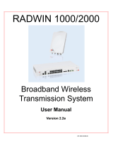 Radwin 2000 Series User manual