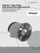 Schako NOVENCO NOVAX ACW EX Series Installation and Maintenance Manual