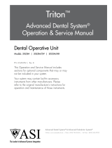 ASI Triton Advanced Dental System 2025M/DV Operation & Service Manual