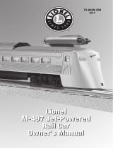 Lionel JET POWERED BUDD CAR Owner's manual