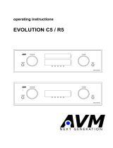 AVM C5 R5 Operating instructions