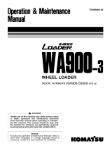 Komatsu Avance Loader WA900-3 Operation & Maintenance Manual