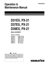 Komatsu D31PX-21 Operation & Maintenance Manual