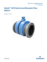 Daniel 3418 Series Gas Ultrasonic Flow Meters Owner's manual