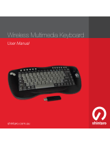 Shintaro Wireless Multimedia Keyboard User manual