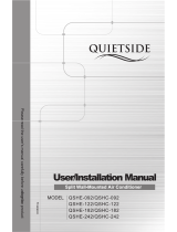 Quietside QSHC-092 Installation guide