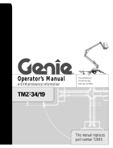 Genie TMZ-34, TMZ-19 User manual