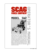 Scag Power Equipment SWZ Hydro Drive User manual