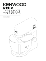 Kenwood KMIX STAND MIXER BLK Owner's manual