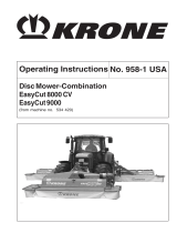 Krone EasyCut 8000 CV, 9000 Operating instructions