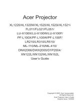 Acer XL1320W User manual