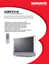 Philips 42MF521D User manual