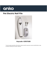 ANKO Pet Electric Nail File User manual