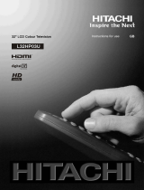 Hitachi L32HP03U Owner's manual