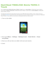TREELOGIC  Brevis 702WA C-Touch User manual