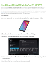 Huawei MediaPad T1 10" LTE User manual