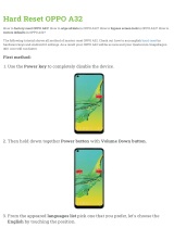 Oppo A32 User manual