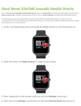 Xiaomi Amazfit Health Watch User manual