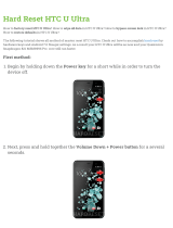 HTC U Ultra Hard reset manual