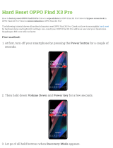 Oppo Find X3 Pro User manual