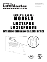 Chamberlain LiftMaster LM21XPBB User manual