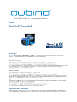 QUBINO FLUSH ON/OFF THERMOSTAT 2 Quick start guide