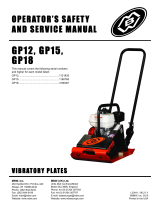MBW GP18 Owner's manual