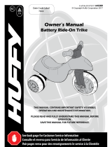 Huffy Battery Ride-On Trike Owner's manual