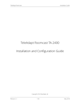 TeleAdapt RoomCast TA2400 Installation And Configuration Manual