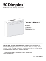 Dimplex EF2870L Owner's manual