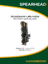 Spearhead Quadsaw LRS 1402 User manual