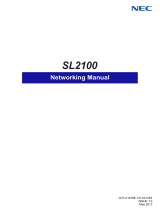 NEC UNIVERGE SL2100 Networking Manual