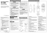 Ono Sokki SE-2400 User manual