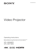 Sony VPL-VW715ES User manual