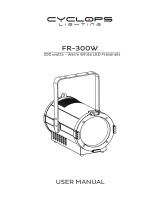 Cyclops Lighting FR-300W User manual