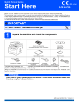 Brother DCP-8070D Quick Setup Manual